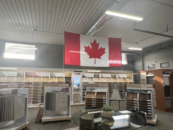 Johns Interior Carpet One with Canadian flag